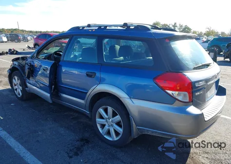2008 Subaru Outback 2.5I/2.5I L.l. Bean Edition z USA, uszkodzony, nr VIN 4S4BP61CX87358575